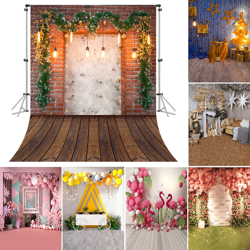 

Bonvvie Baby Birthday Photography Background Newborns Child Portrait Booth Photocall Vinyl Backdrop Props for Photo Studio