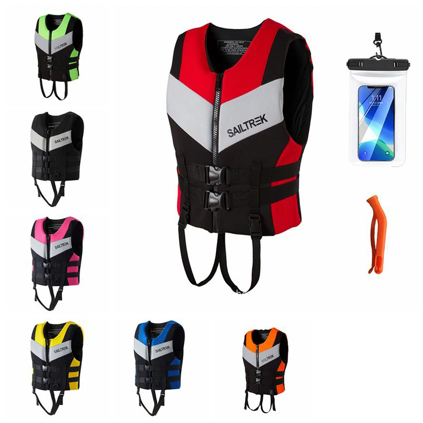 

Adults Life Vest Surf Vest Kayak Wakeboard Motorboats Raft Rescue Boat Jet Ski Water Sports Swimming Drifting Rescue