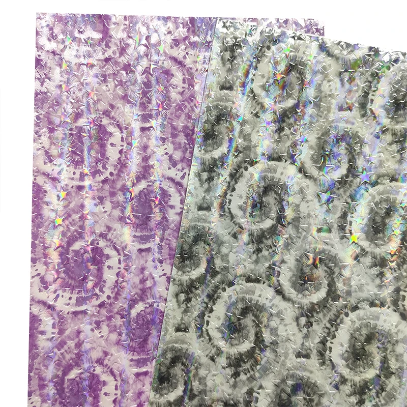 Зеркальная Радужная ткань Kaleidoscope зеркальный галстук окрашенная звезда из