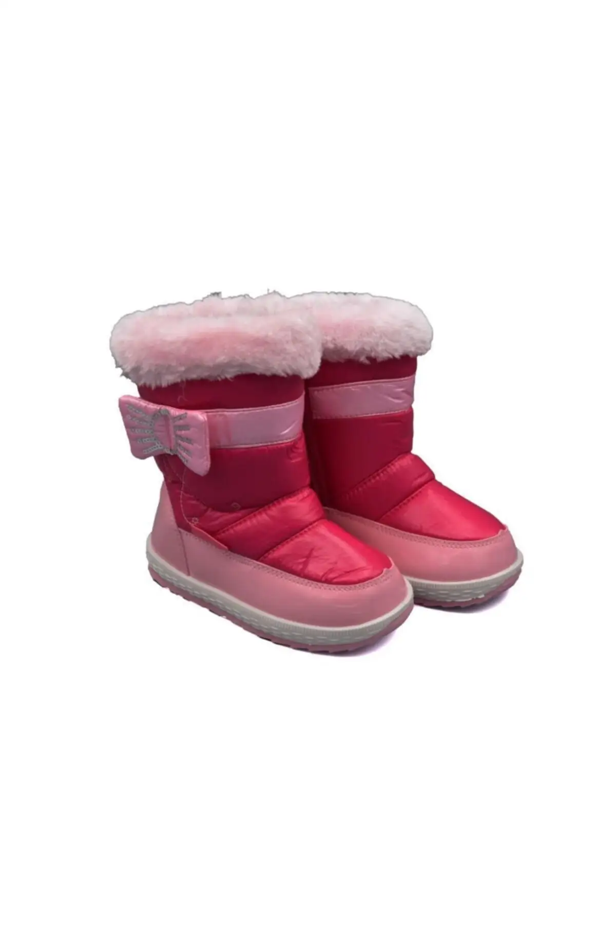 

Kid'S Boots Girl Children'S Furry Pink Snow Boots