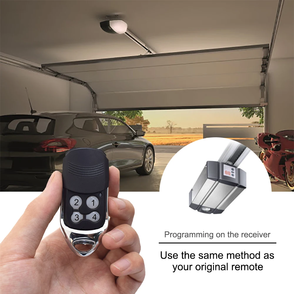 Somfy Gate Garage Remote Control Keytis Ns 2 4 RTS 433.42MHz Replacement |