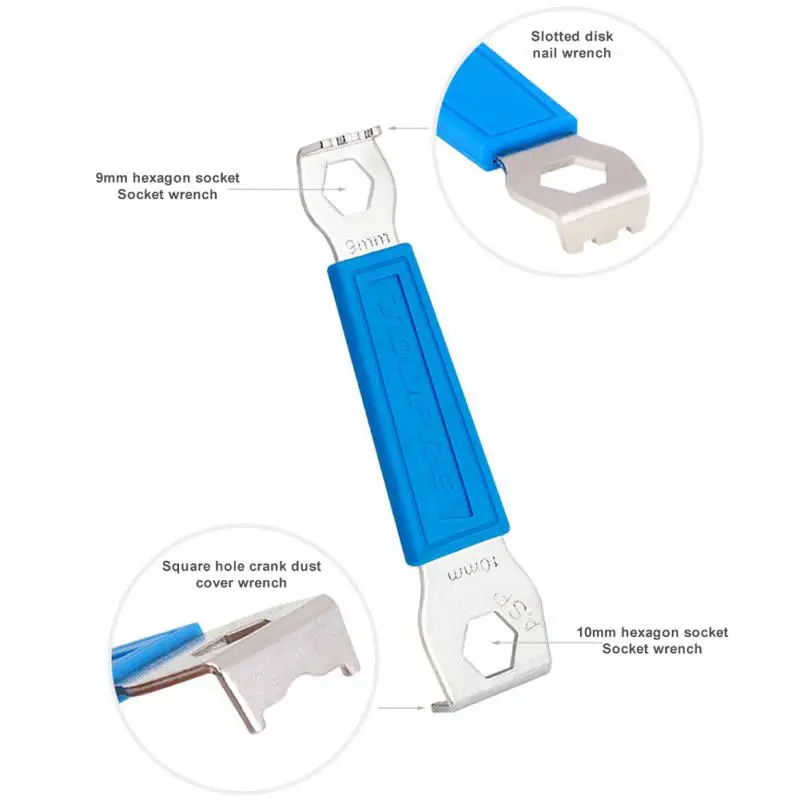 Ключ TOOPRE MTB велосипедный со стальными зубьями комплект кривошипных ключей цепные