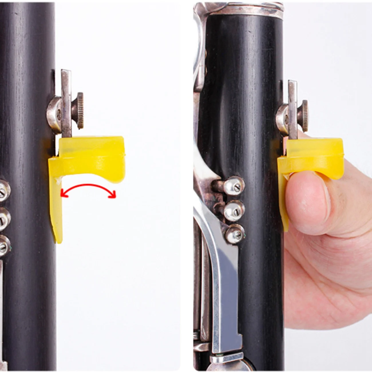 

Pack of 5 Soft Silicone Clarinet Oboe Thumb Rest Cushion Thumb Protector for Woodwind Instrument 5 Colors