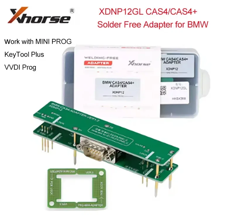 

Xhorse XDNP12GL CAS4/CAS4+ Адаптер без пайки для BMW работает с MINI PROG, KeyTool Plus и VVDI Prog