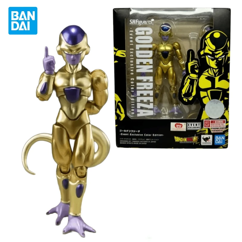 В наличии подлинные BANDAI S.H.Figuarts SHF Dragon Ball Z Golden Freeza аниме фигурки модель игрушки