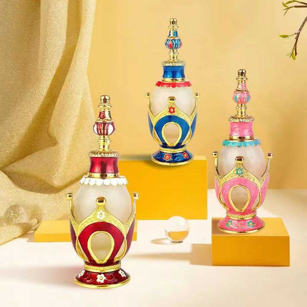 

25ml Middle East Vintage Arabian Style Essential Oil Bottles Cosmetic Container Dropper Perfume Bottles Refillable Bottles