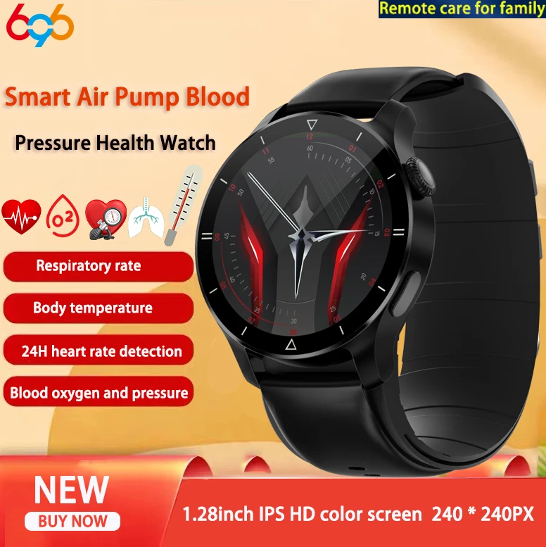

New Smart Watch Accurately Air Pump Blood Pressure Measurement Body Temperature Heart Rate Blood Oxygen Waterproof Smartwatch