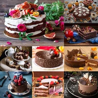 rhinestone pictures cake chocolate mosaic art painting full drills 5d diy paint full drills wall decor adults crafts