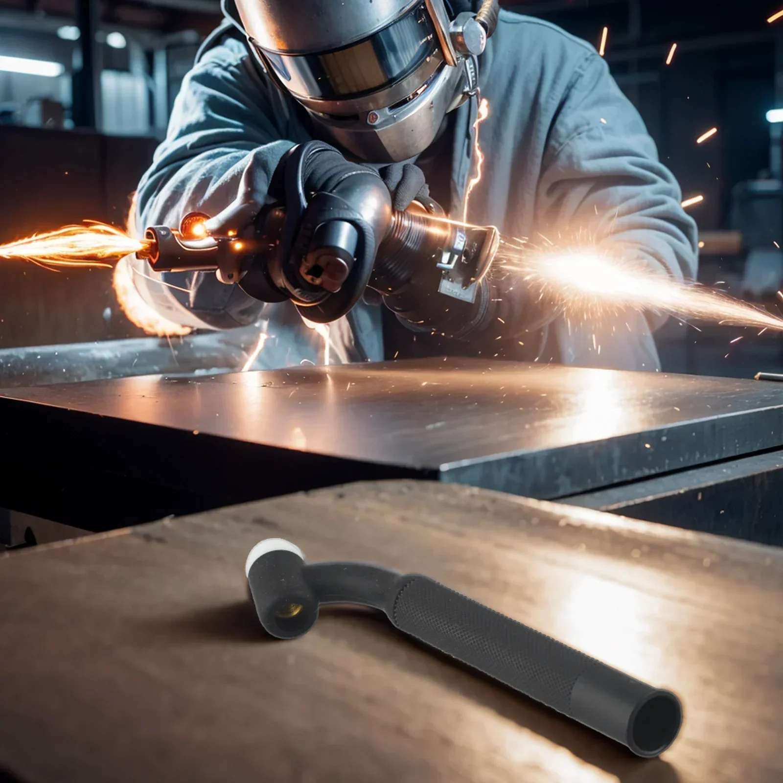 Совместим с сварочным краем горелкой TIG воздушным охлаждением гибкая сварочная