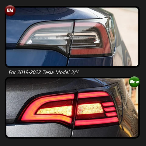 Автомобильные фары TYPY для Tesla Model 3/Y 2019-2022, задний фонарь, проектор, задний фонарь, дневной свет, освещение, автомобильные аксессуары