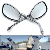 universal 10mm motorcycle rear view mirror oval rear view mirror for yamaha mt 07 mt 09 for kawasaki z800 z900 pcx125 pcx150