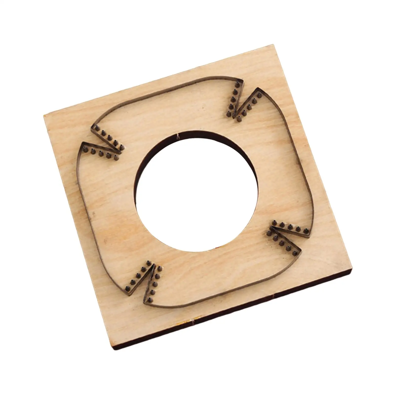 

Штамповочный трафарет для изготовления кожаных изделий, инструмент для перфорации дерева, металлические кожаные пластины, лазерные Шаблоны