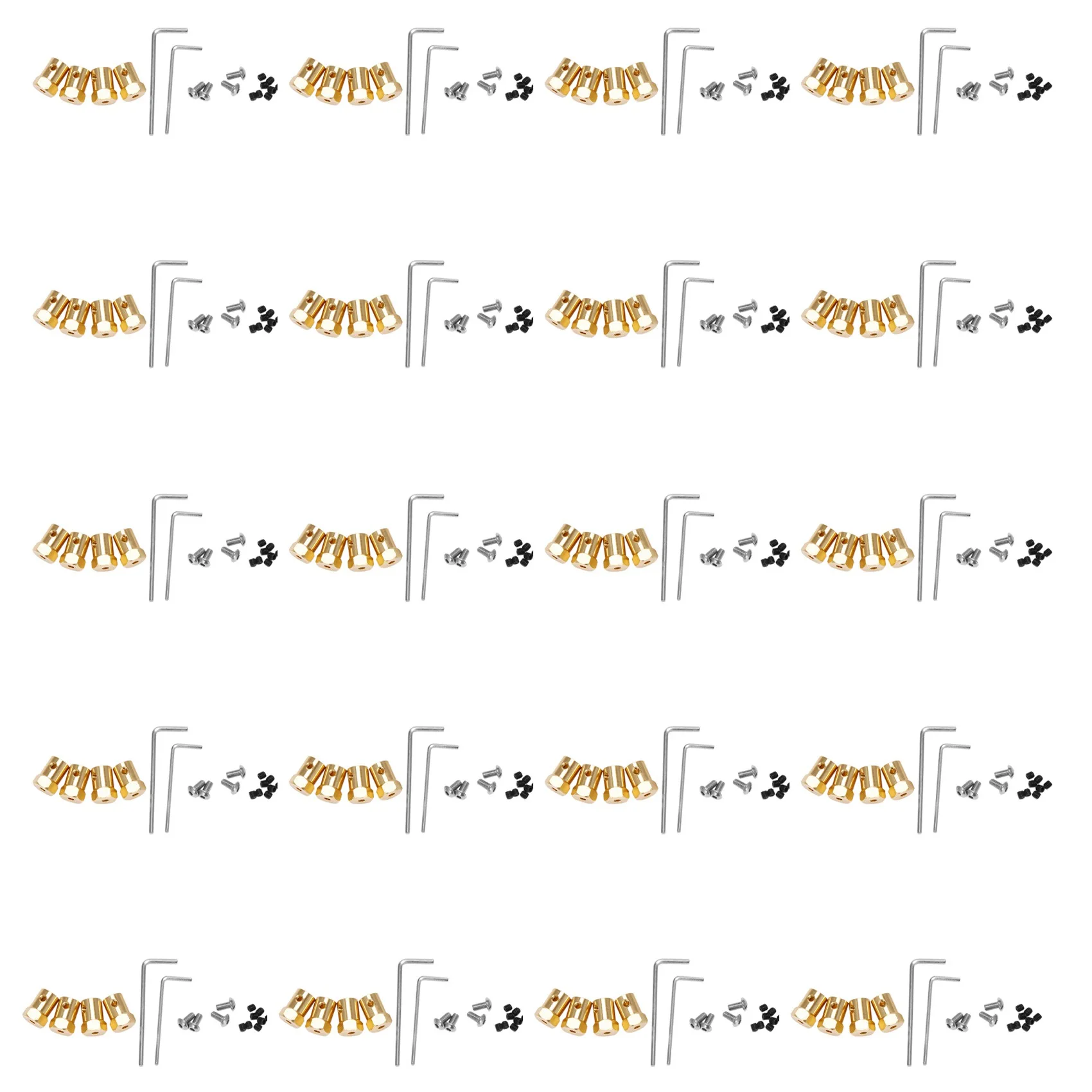 

80PCS 5Mm To 12Mm Brass Combiner Wheel Hub Hex Adapter For WPL B14 B16 B24 B36 C14 C24 MN D90 D91 RC Car Spare Parts