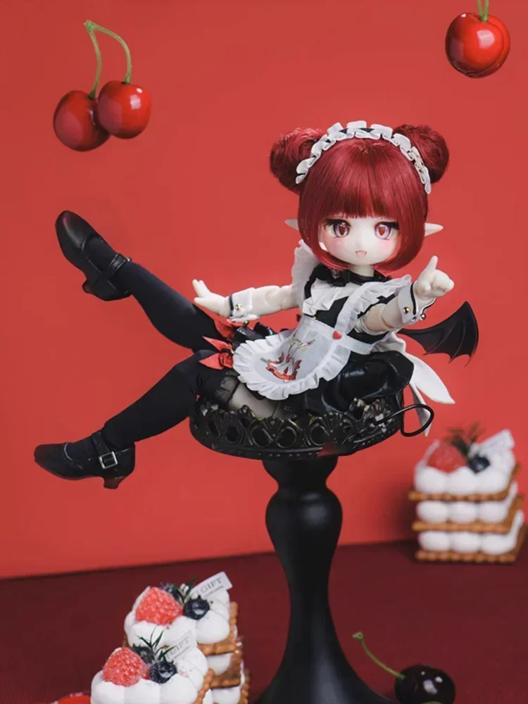 Tinyfox специальные шесть точек Bjd демон вишня Черри совместное движение Mjd 6 Девочка