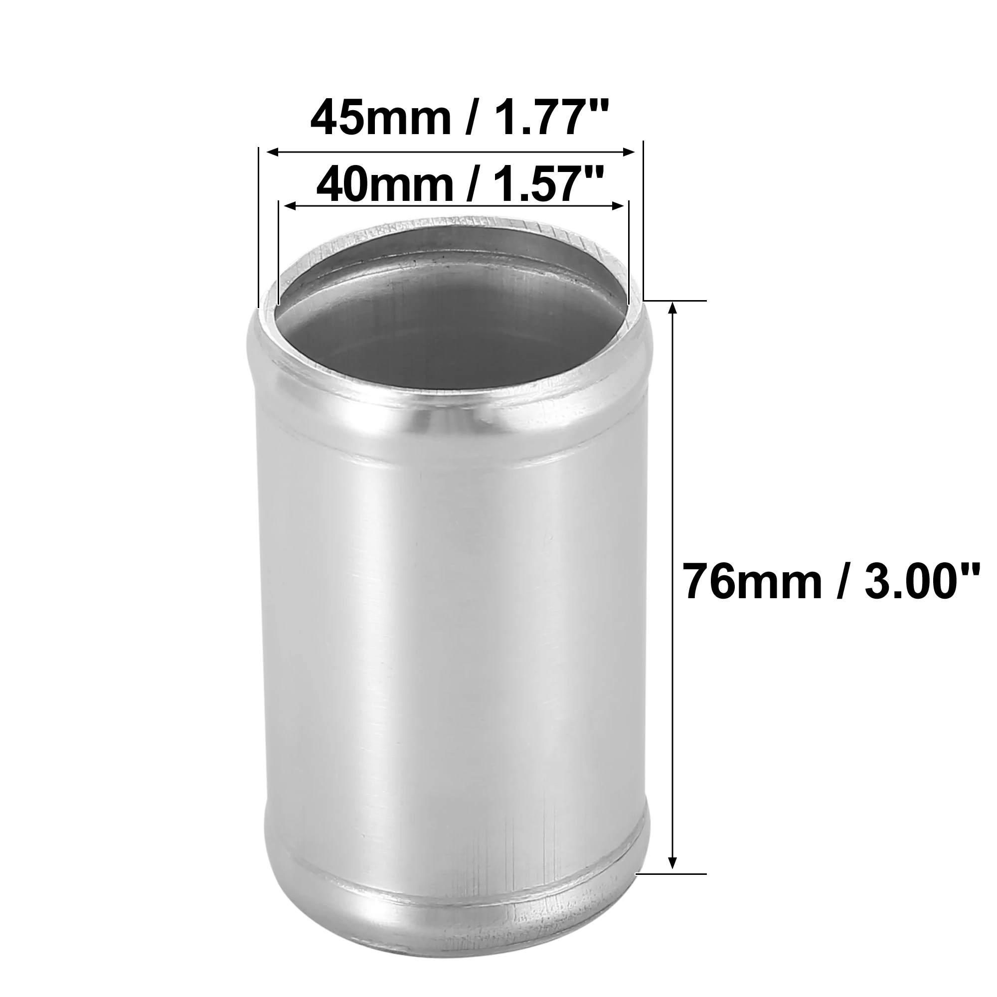 

UXCELL, длина 76 мм, труба интеркулера, набор соединительных труб для шланга из алюминиевого сплава с 2 зажимами, наружный диаметр 16–102 мм, прямая 0 градусов