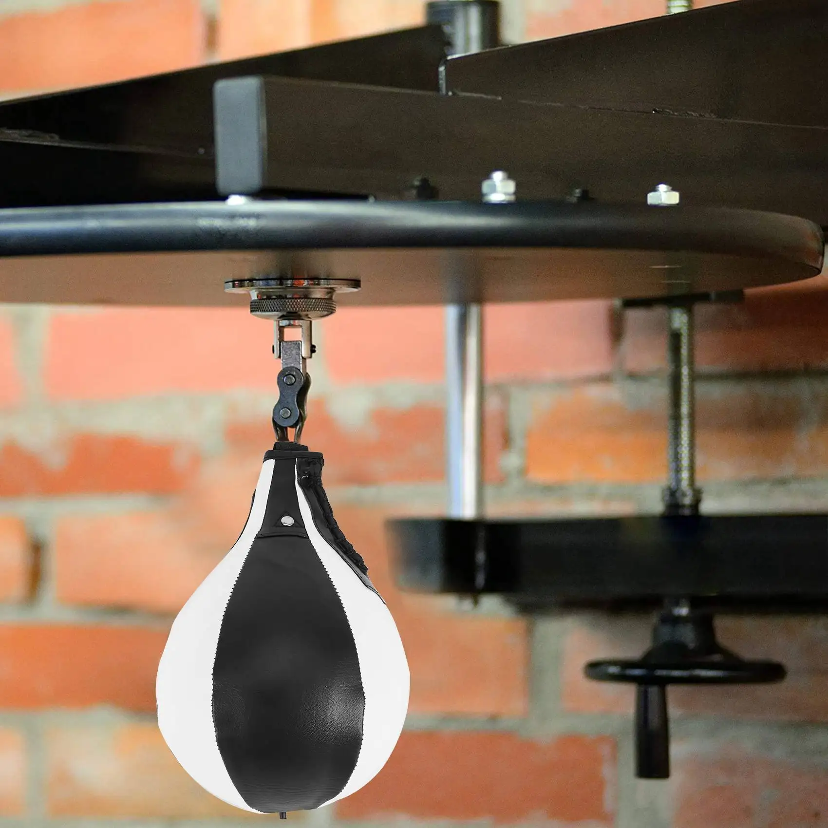 Боксерский скоростной мяч грушевидной формы Полиуретановая скоростная сумка