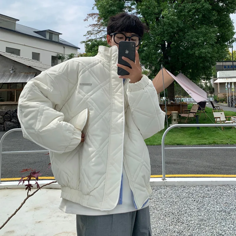 Winter Jacket Men Warm Fashion Oversized Thickened Down Jacket Men Streetwear Korean Loose Thick Short Coat Mens Parker Clothes