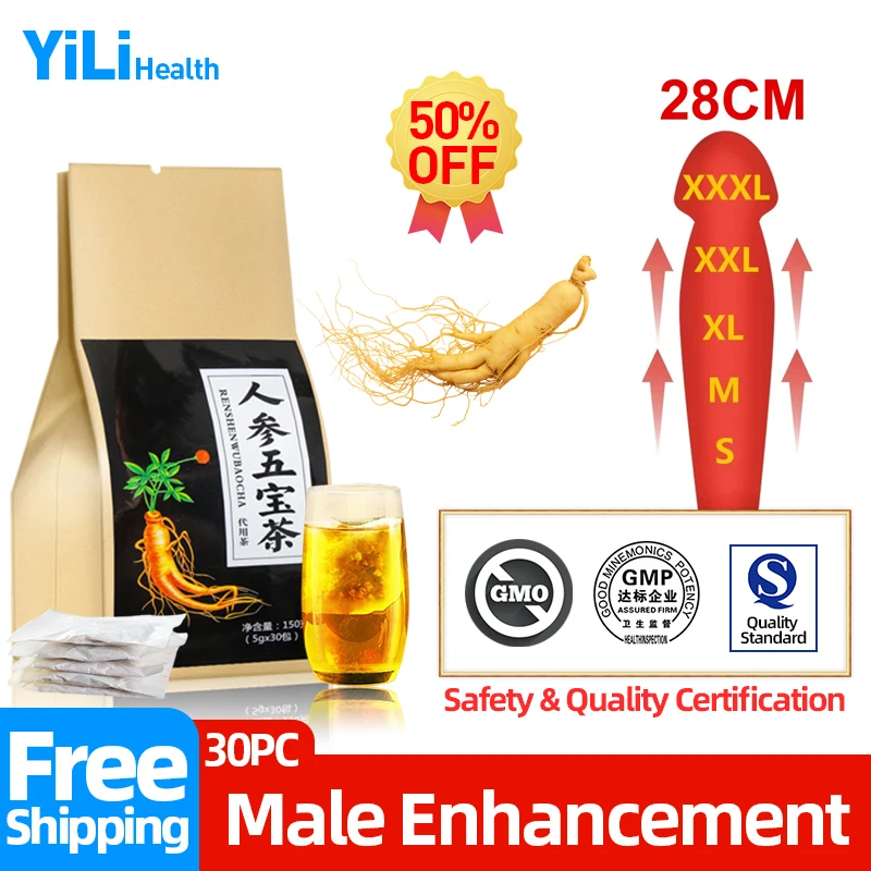 

Erection Enhancer Support Male Enhancement Products Tonifying Kidney Warmer Stamina Energy Booster For Men Ginseng 30Bags