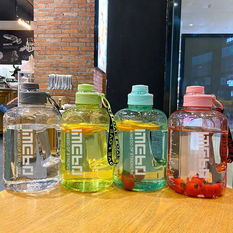 

2200ML Water Bottle Outdoor Durable Large Tons of Capacity Portable Eco Friendly Bottle Climbing Bicycle Gym Fitness Space Cups
