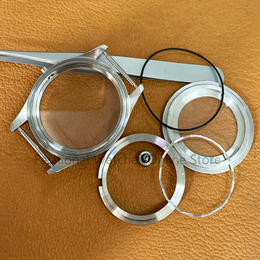 Чехол для часов NH35 NH36 с сапфировым стеклом 316 нержавеющая сталь прозрачный