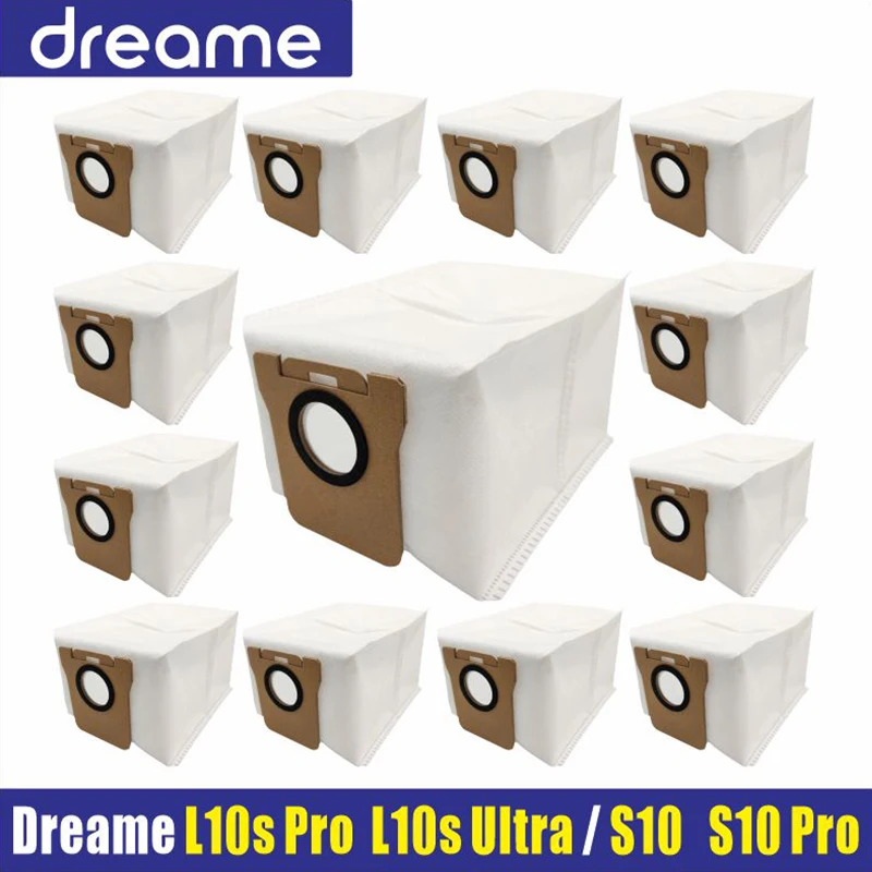 

Пылесборник Dreame L10s Ultra / S10 Pro Аксессуары Mijia Omni 1S B101CN Robot X10 + Вакуумный вакуумный мешок для мусора