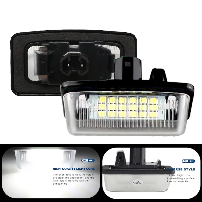 2 шт. автомобильный номерной знак Canbus для Toyota Corolla E11 Crown S180 Starlet EP91 Vios Previa ACR50 GSR50 12 В