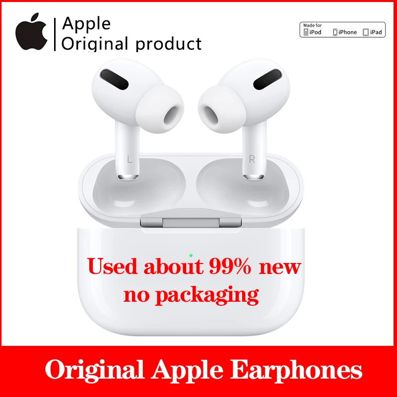 

Оригинальные б/у наушники Apple AirPods, беспроводные Bluetooth наушники AirPods Pro, спортивные наушники-вкладыши AirPods 3 для iPhone