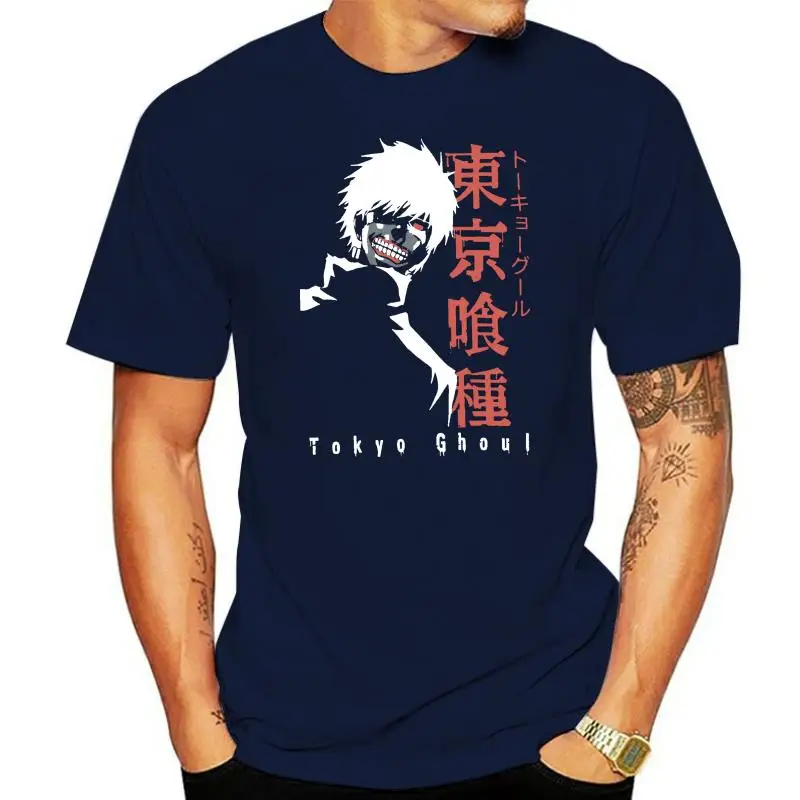 

Токийский Гуль Кен канеки, Официальный Лицензированный летний топ с круглым вырезом, футболка