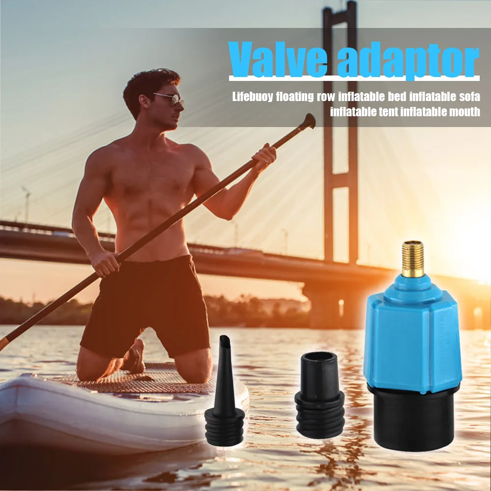 

Inflatable Pool Bed Valve Adapter Lifebuoy Sofa Tent Air Valve Pump Converter for Family Outdoor Water Decoration