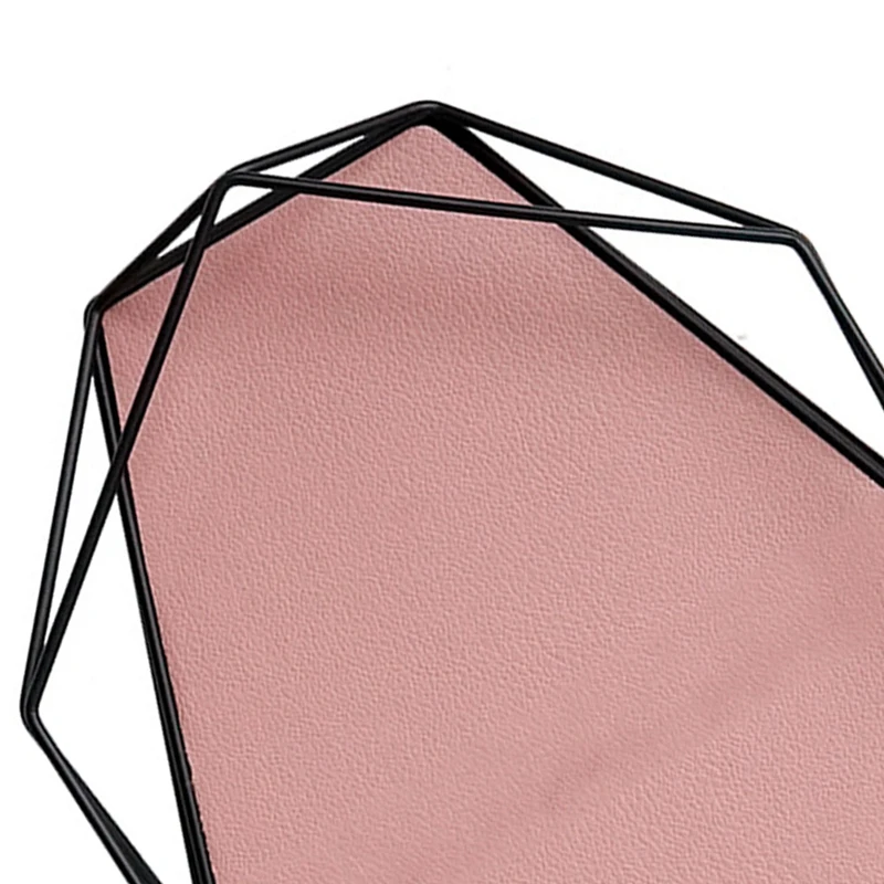 Кофейные лотки Настольная тарелка для хранения макияжа парфюма розовый лоток с