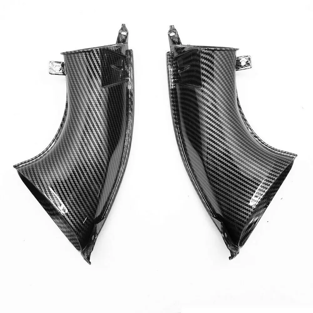 

Motorcycle Accessories Hydro Dipped Carbon Fiber Finish Dash Airduct Intake Tube Ram Fairing For YAMAHA YZF R1 2007 2008