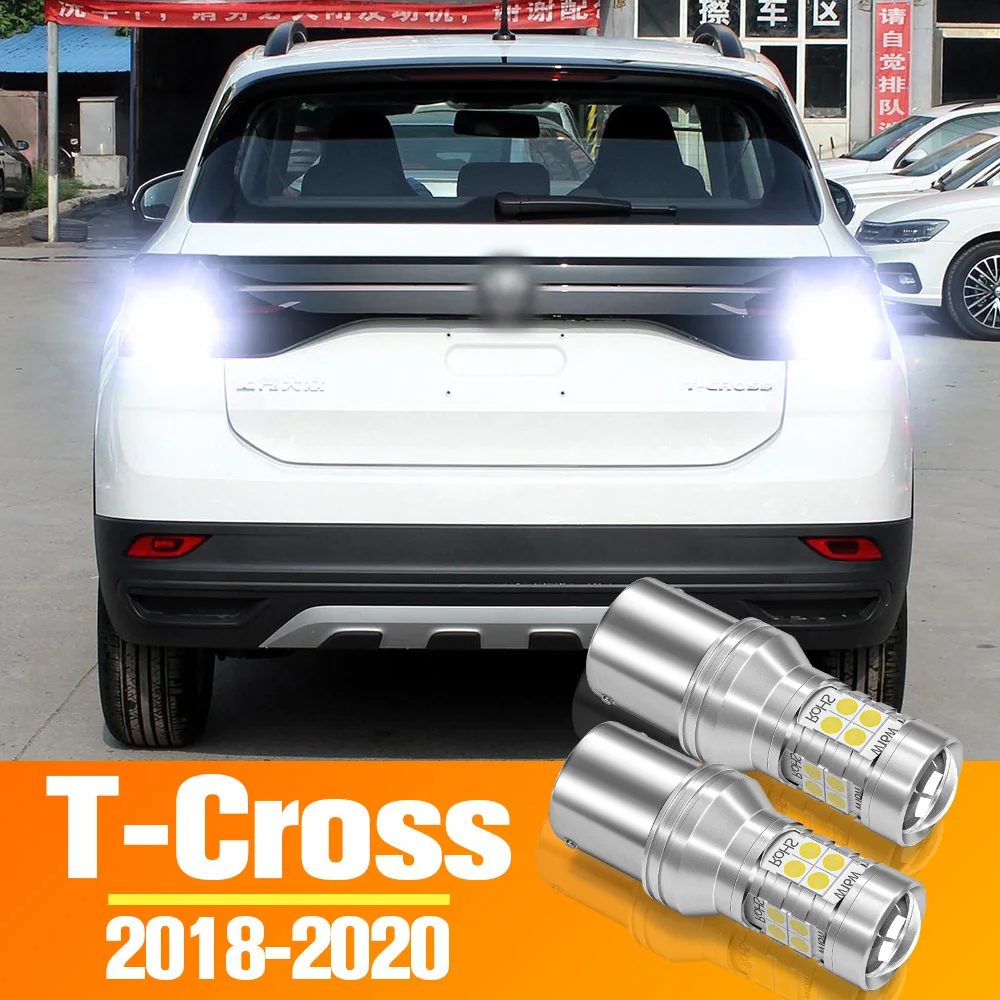 2 шт. светодиодный фонарь заднего хода для VW T-Cross T Cross аксессуары лампа 2018 2019 2020