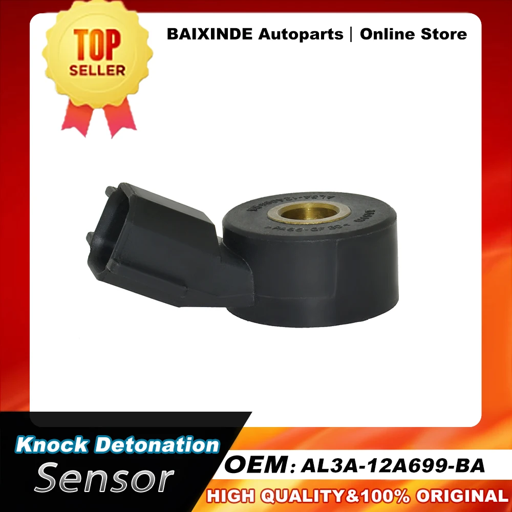 

OEM AL3A-12A699-BA AL3A12A699BA Knock Detonation Sensor For 2014 Ford F-250 Super Duty 6.2 Auto Accessories