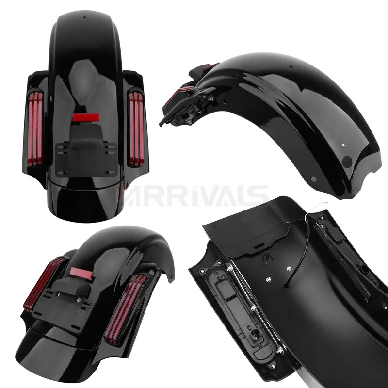 Система заднего крыла для мотоцикла со светодиодной подсветкой CVO Harley Touring Electra