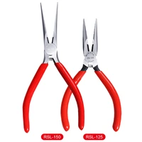 1pc pmulti functional long needle nose plier precision nipper modeling jewellery wire work mini plier cutting clip hand tool