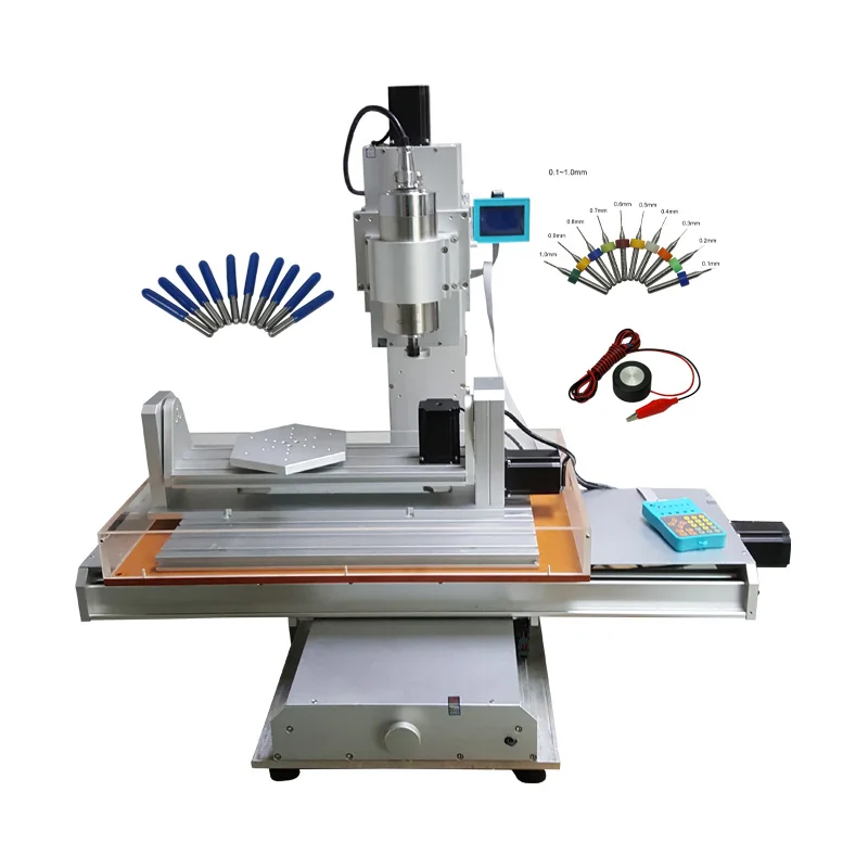 

CNC 3040 3-5 Axis Vertical Column Type Engraving Machine VFD 1500-2200W Aluminum Milling Router