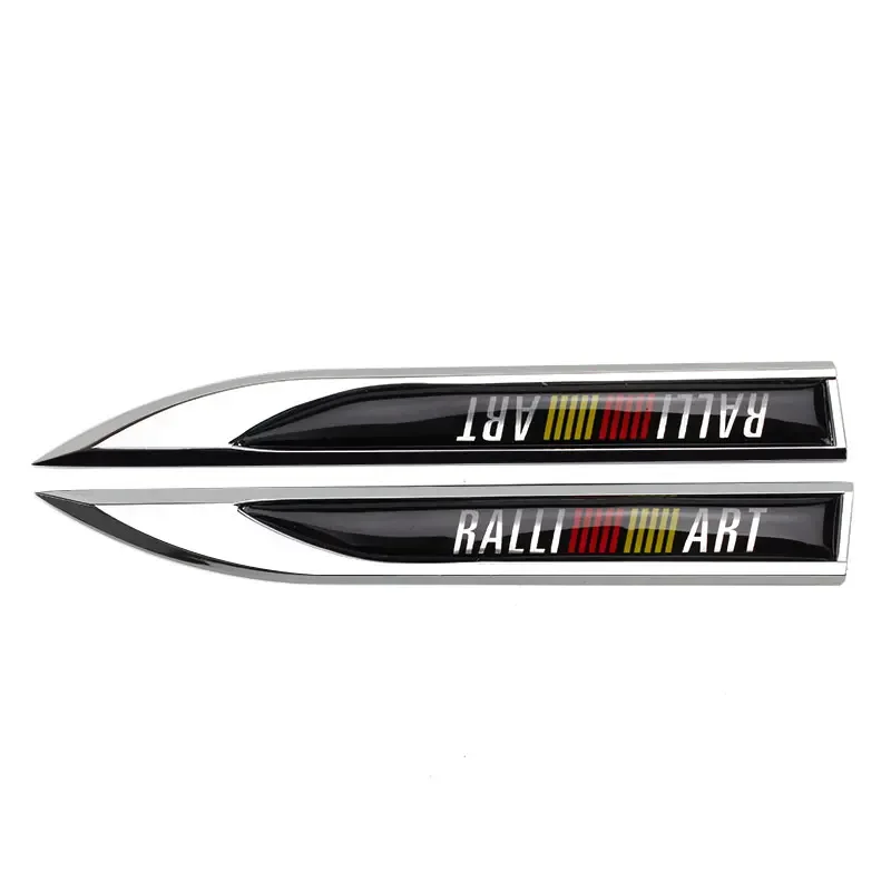 Наклейка на боковую эмблему для Mitsubishi RALLIART ASX Lancer Colt Pajero Outlander Eclipse Galant