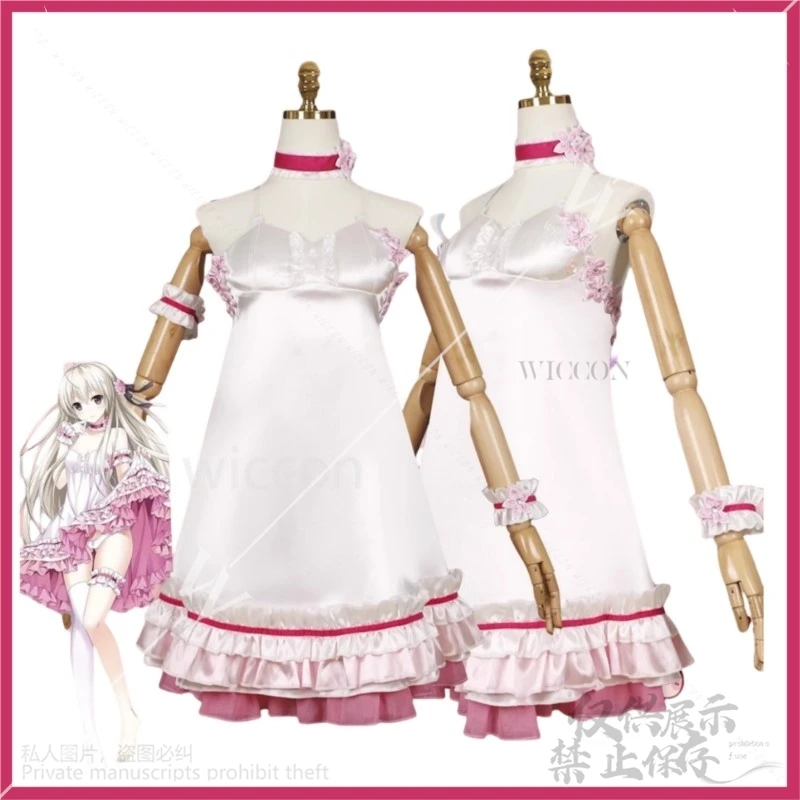 Аниме игра Yosuga No Sora Косплей Касугано Сора Костюм Принцесса Юбка Розовое Вечернее