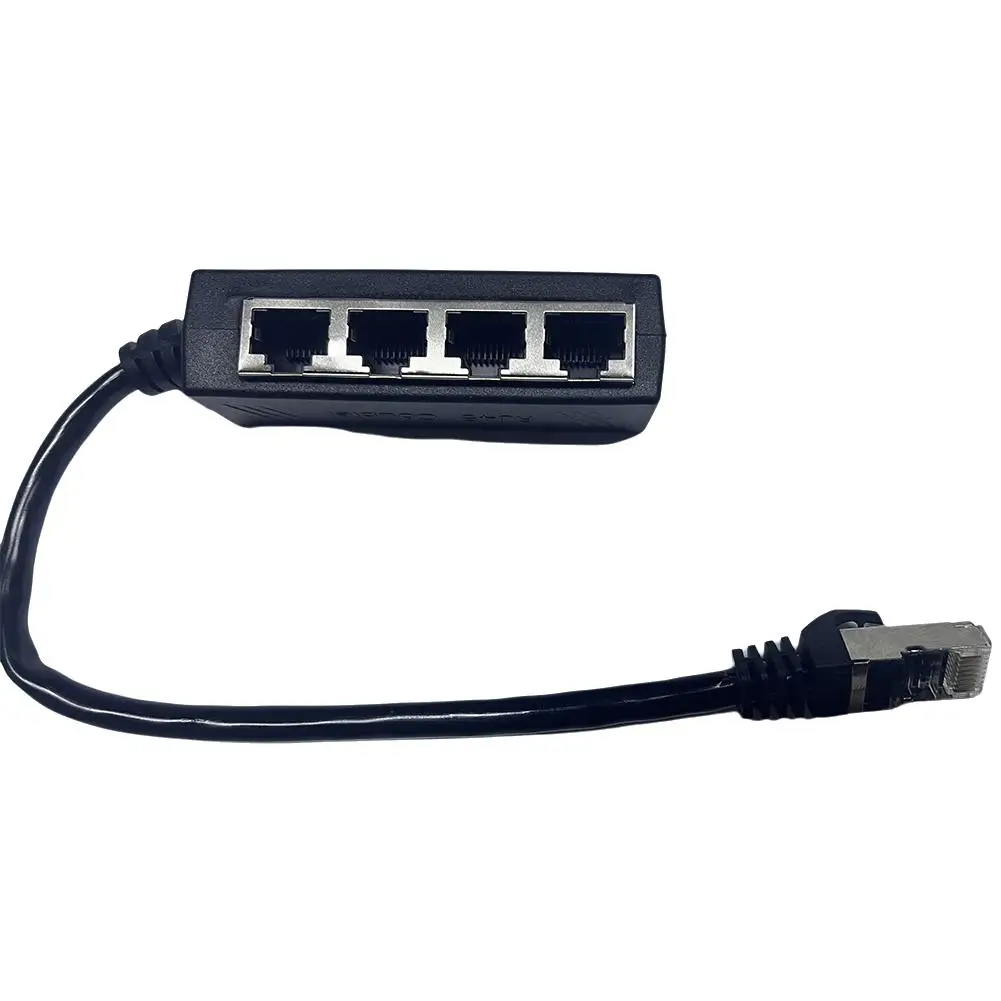 Новый разветвитель Rj45 от 1 до 2 3 способов Сетевой адаптер Cat5 Cat6 Cat7 Lan Ethernet-кабель