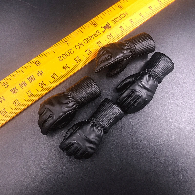 

EB 1/6 Scale Soldier Black Diy Plastic Gloves Hands Model for 12‘’Figure