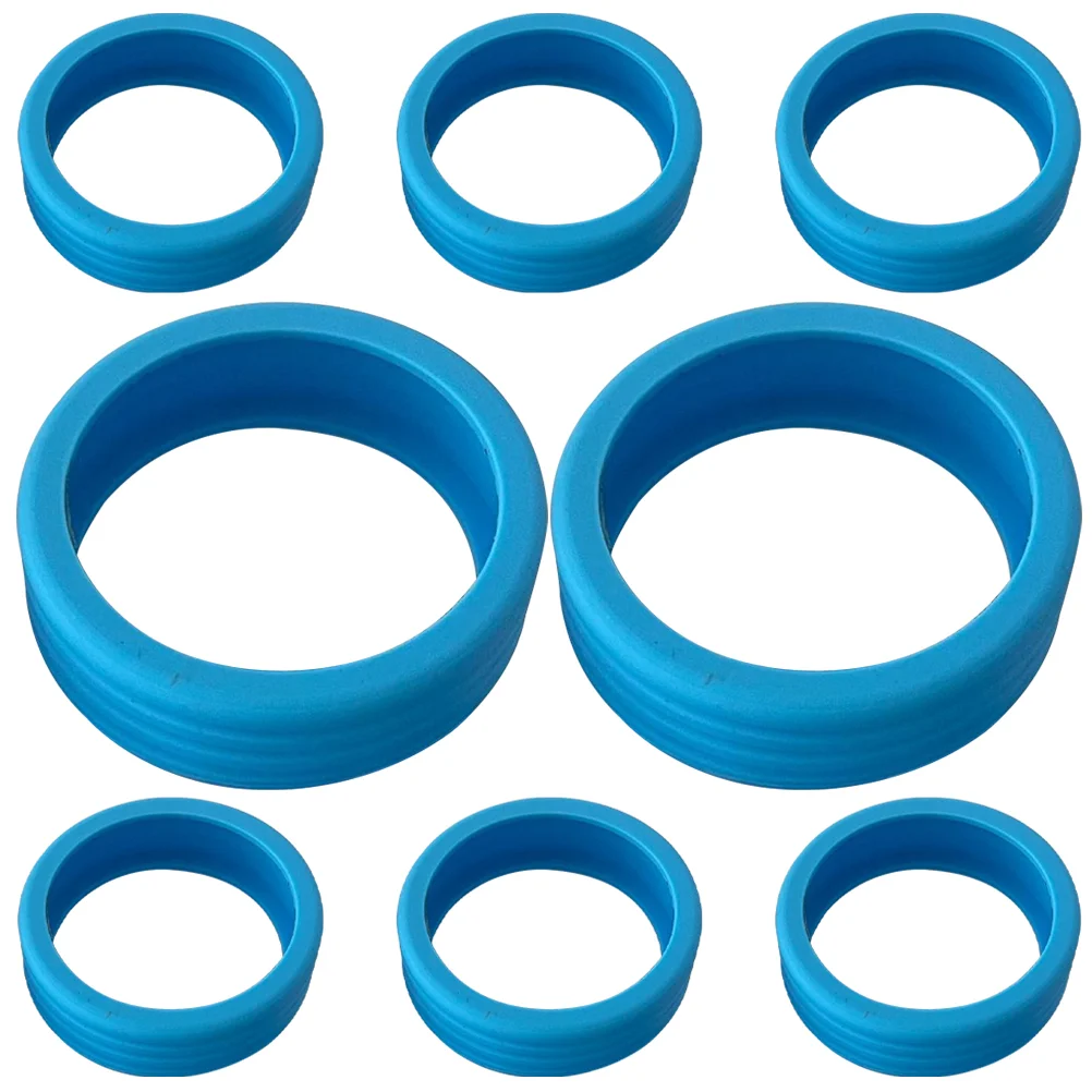 

8 Pcs Sofa Protector Floor Protectors Luggage Feet Cover Boots Suitcase Wheels Socks Silica Gel Cap