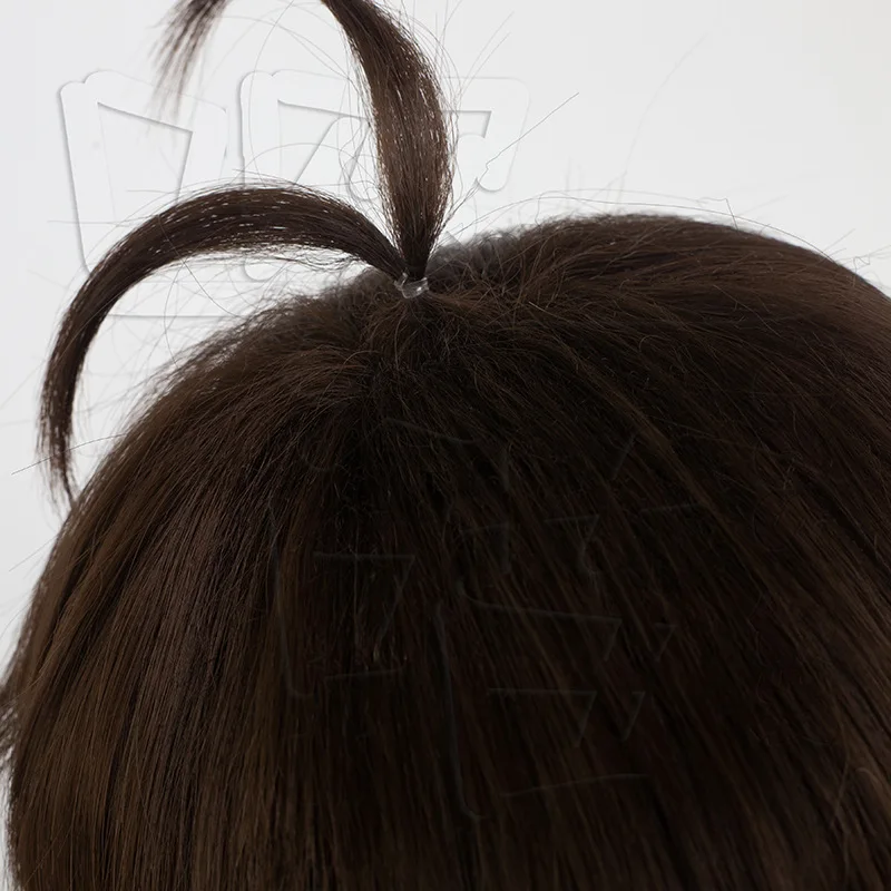 Чжун Ли Косплей Парик Игра Genshin Impact 100 СМ Коричневый Градиент Термостойкий