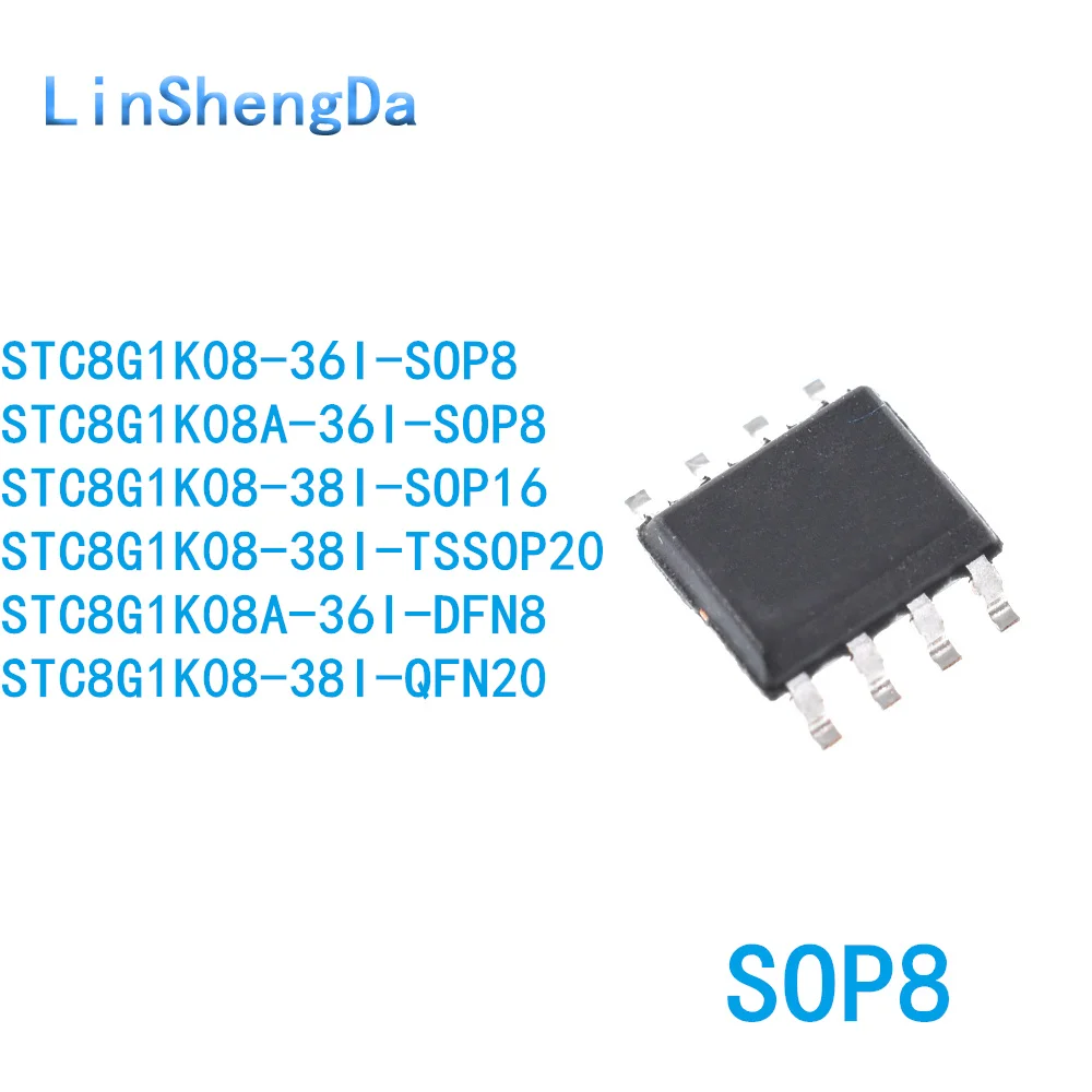 

10 шт STC8G1K08-36I-SOP8 STC8G1K08A 38I SOP16 TSSOP20 DFN8 QFN20