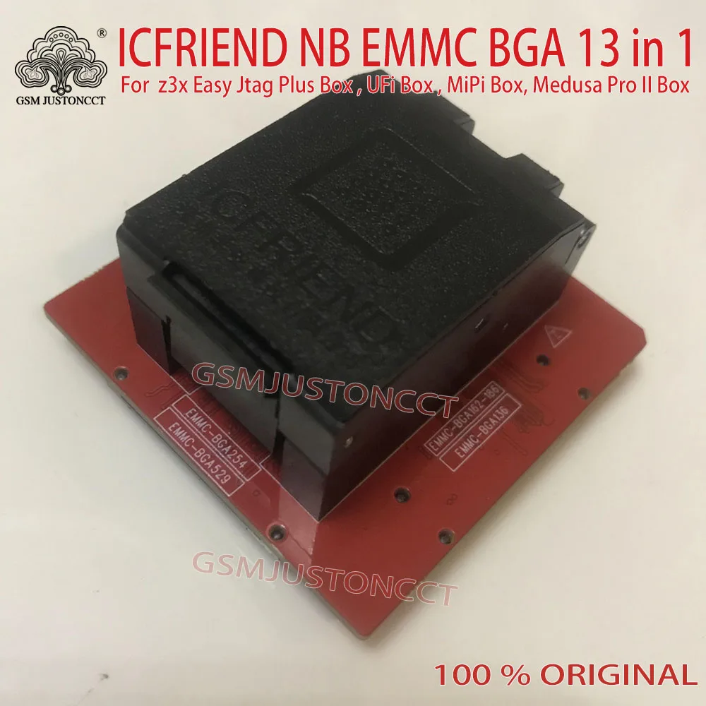 Набор MOORC ICFriend E-MATE X BOX разъемы EMMC и BGA 13 в 1 для 100 168 153 169 162 186 221 Z3X легкий Jtag - купить