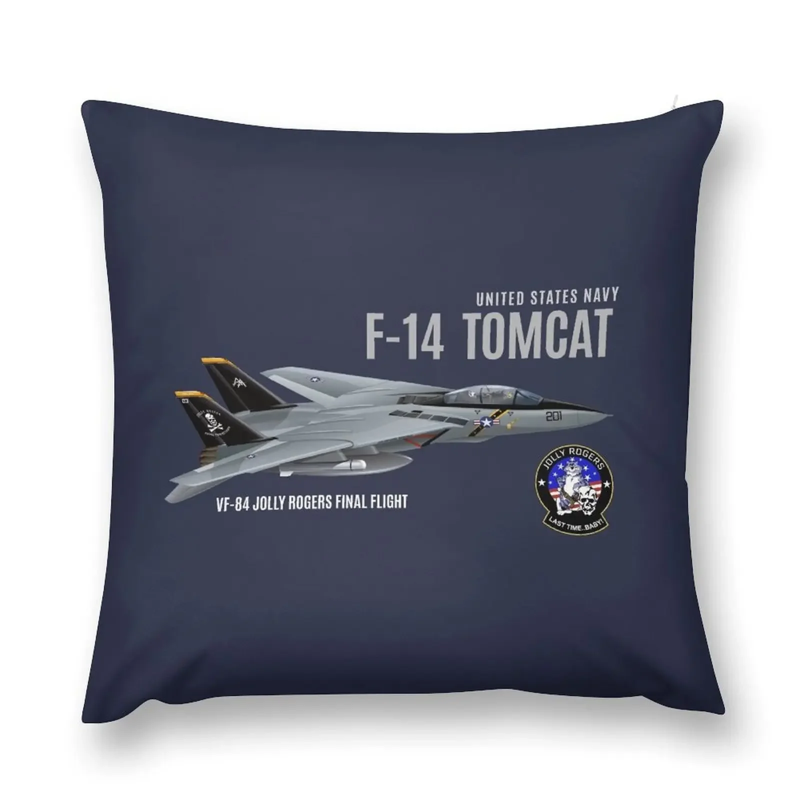 F-14 Tomcat-Jolly Roger декоративная подушка для дивана чехлы гостиной декоративные