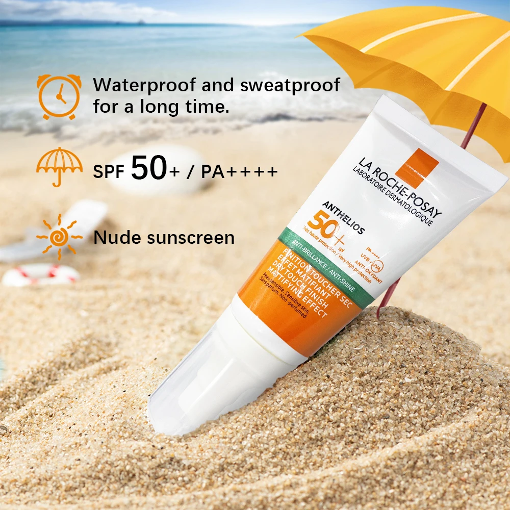 Солнцезащитный крем La Roche Posay SPF 50 + для лица, без масла, ультра-быстрое освещение, широкий спектр, универсальный оттенок, солнцезащитный крем для тела, оригинал