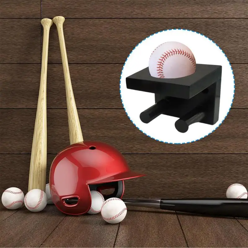e bejsbolówka i uchwyt na piłki drewniany organizer kije baseballowe do softballu wytrzymały stojak domowego garażu