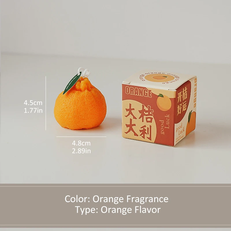 

Ароматерапевтические свечи оранжевого цвета