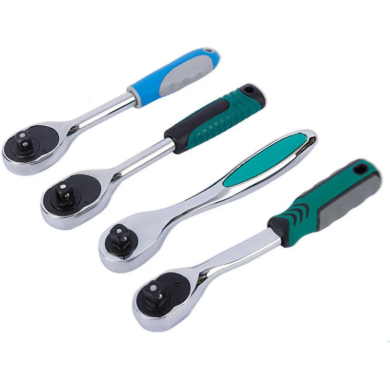 

1pcs 24/72 Tooth Torque Ratchet Wrench 1/4" 3/8" 1/2" Drive Ratchet Socket Wrench Tool Multi-funtion Quick Labor-saving Wrench