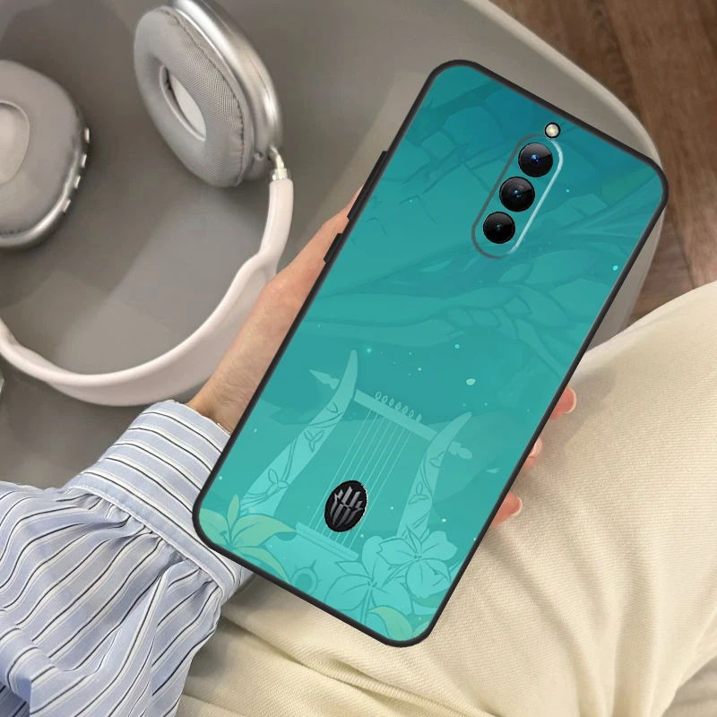 Игровой чехол Genshin Impact для Red Magic 9 10 Pro Plus 8 7 6 5G 5S 6R RedMagic 10S 8S 7S 9S Cover